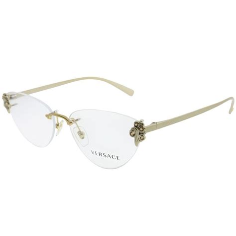 rimless versace glasses|Versace frames for prescription glasses.